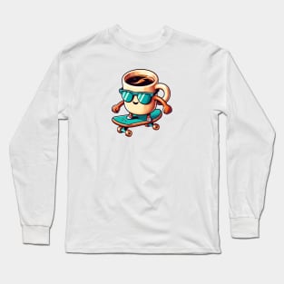 Skating Coffee Mug Long Sleeve T-Shirt